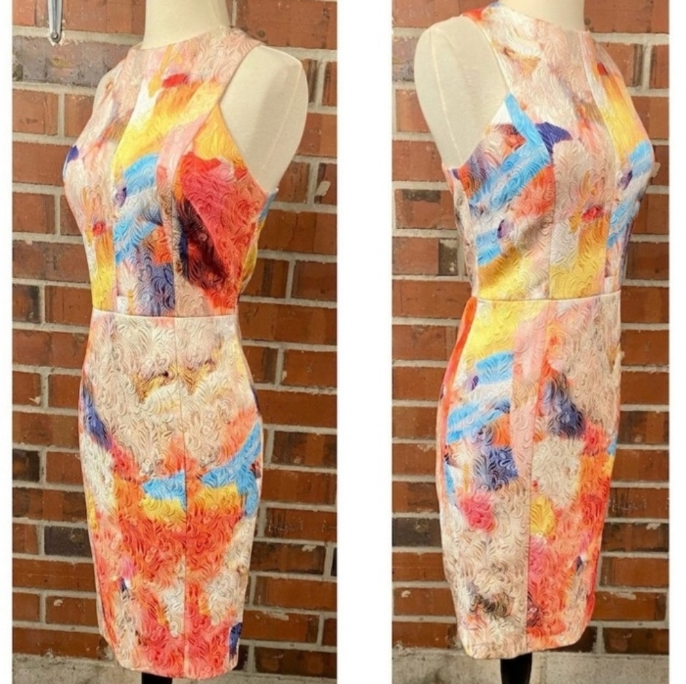 💋 Abstract Color Dress - Picture 2 of 7